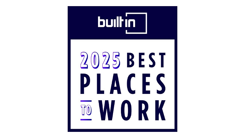 Built In Best Places to Work 2025 logo